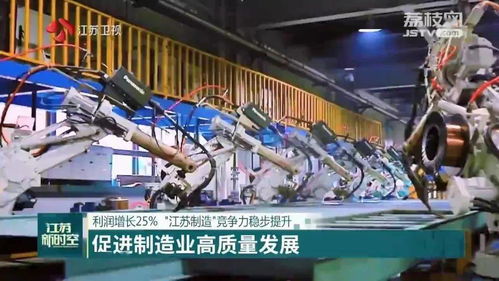 技術推廣驅動利潤增長25%，江蘇制造業競爭力穩步提升